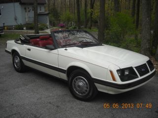 1983 Ford Mustang Glx Convertible 2 - Door 3.  8 V - 6 photo