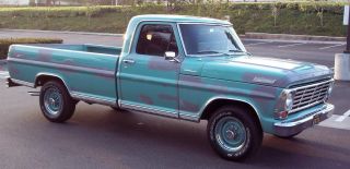 1967 Almost Perfect Ford 3 / 4 Ton Pickup With Black Plates photo