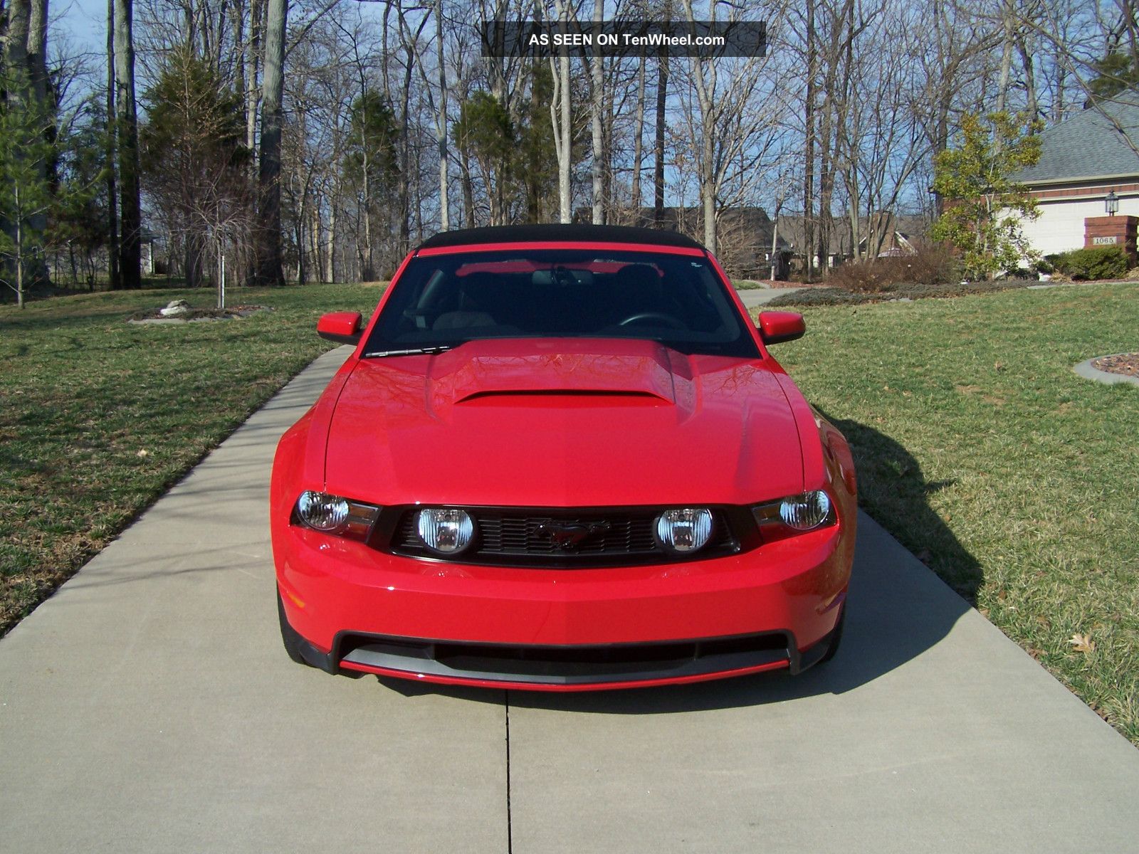 2010 Torch Red Mustang Gt Convertible