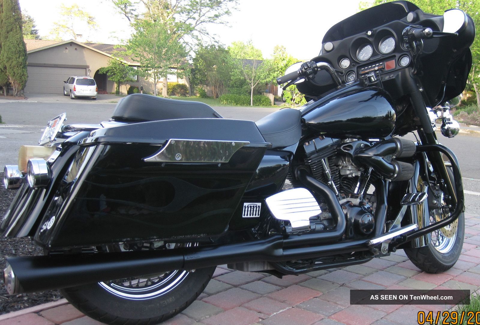 2002 Harley Flht Street Glide Custom Fast Bagger - Touring photo