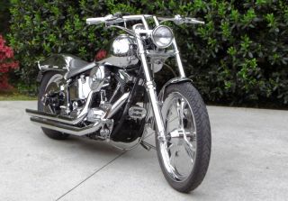1998 Hd Fxstc Softail Custom Completely Chrome Absolutely Stunning Show Bike photo