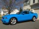 2010 Ford Mustang V6 Premium W / Pony Package - Grabber Blue Mustang photo 2