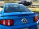 2010 Ford Mustang V6 Premium W / Pony Package - Grabber Blue Mustang photo 3