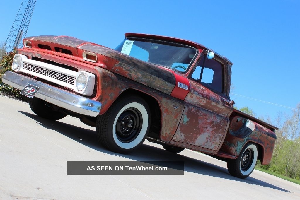 1965 Chevy C10 Stepside Patina 350 Engine 350 Turbo Auto