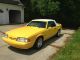 1993 Ford Mustang Lx 5.  0 Yellow Convertible Mustang photo 4