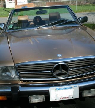 1984 Mercedes 380sl Convertible With Hard & Soft Tops Rare Find photo
