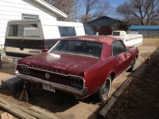 Maroon 1967 Mustang Coupe W / 289 Rough But Restorable photo