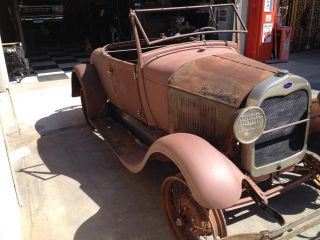 1929 Ford Model A Roadster Barn Find Title photo