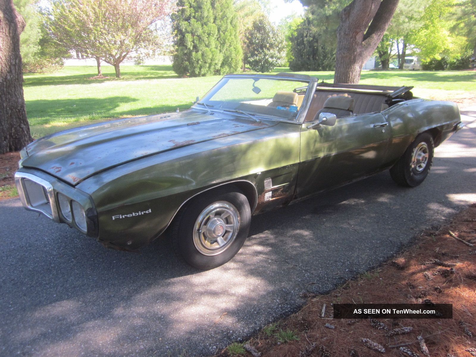 1969 Pontiac Firebird Convertible 350 Automatic Pwr Top,  Project Firebird photo