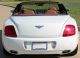 Perfect Color Combo 2008 Bentley Continental Gt Convertible White Continental GT photo 3