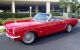 1964 1 / 2 Mustang Convertible,  Factory Air,  Auto Trans,  Red,  Blk Interior Mustang photo 5