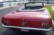 1964 1 / 2 Mustang Convertible,  Factory Air,  Auto Trans,  Red,  Blk Interior Mustang photo 7