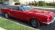 1964 1 / 2 Mustang Convertible,  Factory Air,  Auto Trans,  Red,  Blk Interior Mustang photo 8