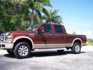 2008 Ford F - 250 King Ranch Crew Cab 4x4 Florida Truck Dvd Player photo