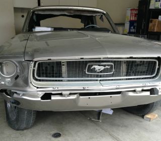 1967 Mustang Coupe V - 8 289 Automatic A Project Car Unfinish photo