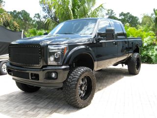 2011 Ford F - 250 Duty Fabtech Crew Cab 6.  7l Diesel 22x37 Never Off Road photo