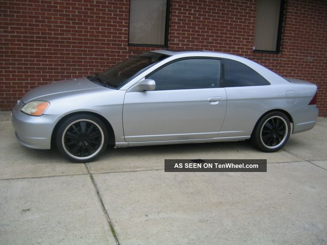 2003 Honda Civic Ex Coupe 2 Doors Silver Automatic