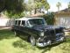 1956 Chevy Sw,  4 Dr,  Restro Rod,  327 V8,  Flat - Black,  Lots Of Pin - Stripping Bel Air/150/210 photo 10