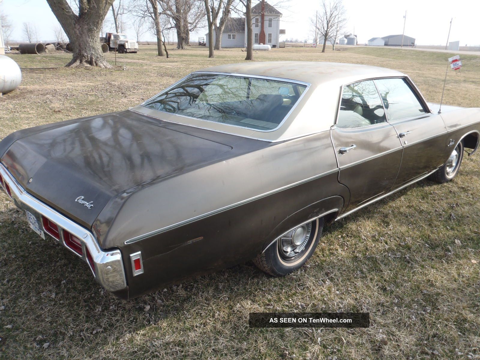 1969 Chevrolet Impala Hardtop 350 Ps Pb Ac Skirts Barn Find 71k All 69