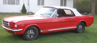 1965 Mustang Convertible Gt 4 Speed A Code photo