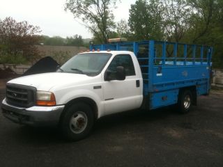 1999 Ford F350 Tire Truck 7.  3 Diesel V8 Duty Tire Truck,  With Compressor photo