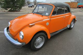 1975 Volkswagen Beetle Base Convertible 2 - Door 1.  6l photo