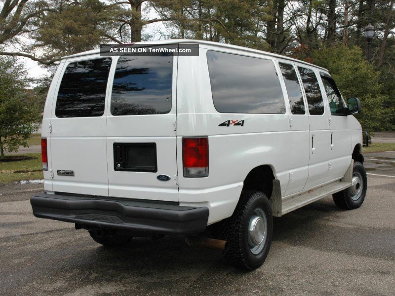 2006 Ford E350 Xl Duty Passenger Van Diesel 4 X 4