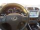 2007 Lexus Is350 Sedan Black Tan Premium Wheels W Premium & Sport Pkg IS photo 3