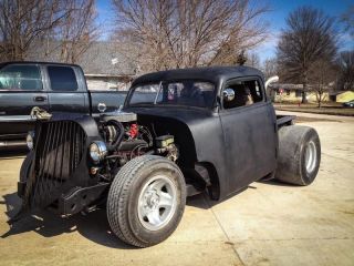 1948 Chevy 5 - Window Pickup Truck - Rat Rod Chopped,  Channelled,  Suicide Doors photo