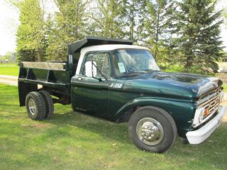 1965 Ford F - 350 Dump Truck,  Green,  Rare,  Collector,  Classic,  Dually, photo