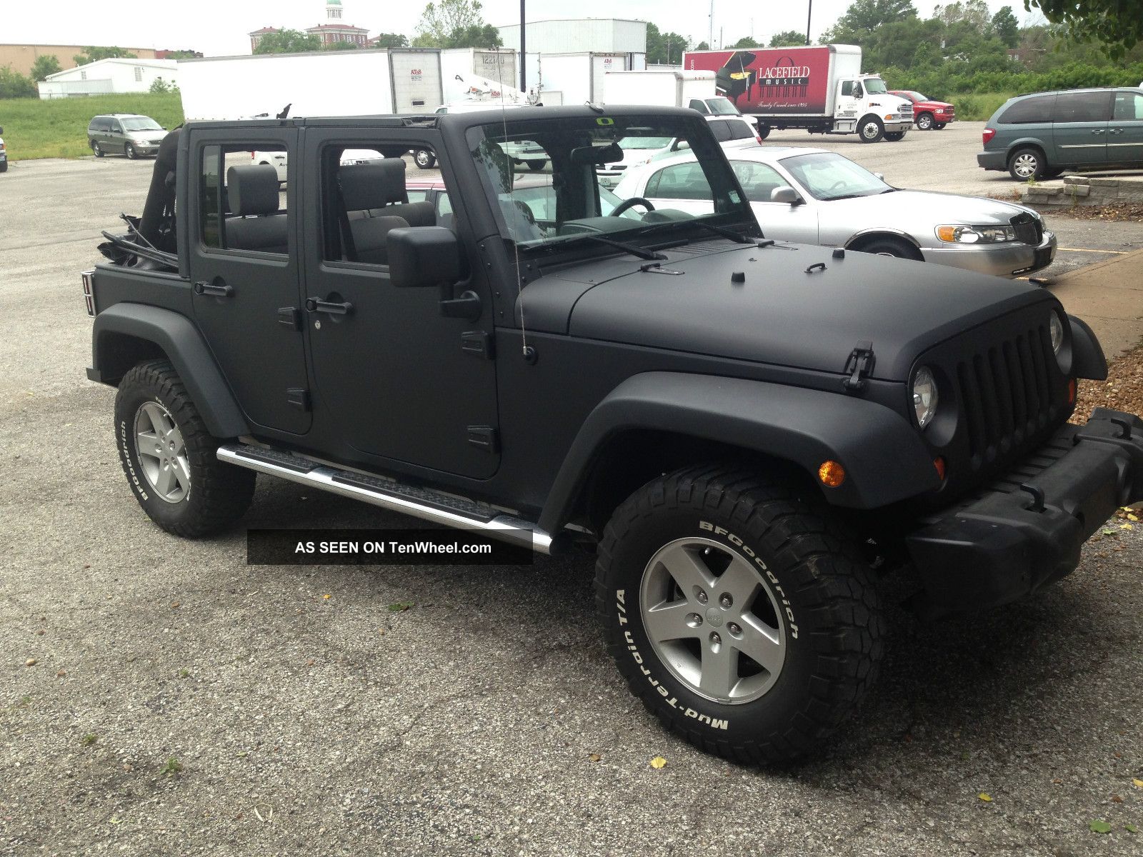 2008 Jeep Wrangler Unlimited X 4x4, Wrapped Matte Black ...