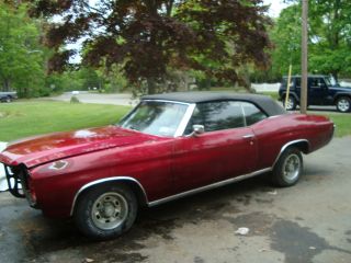 1972 Chevelle Convertible Solid 2 Owner Org Car photo