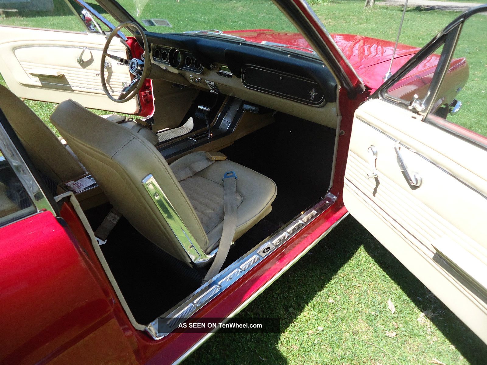 Cherry Red 1966 Ford Mustang C Code Coupe 289 V8 C4