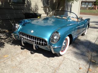 1954 Classic Corvette,  Pennant Blue photo