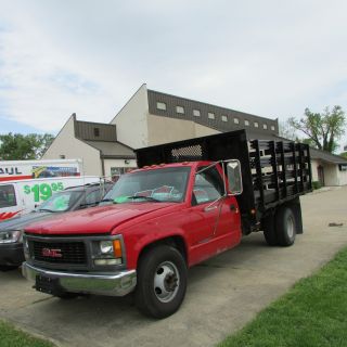 2000 Gmc G - 3500 1 Ton Stake Bed Truck photo