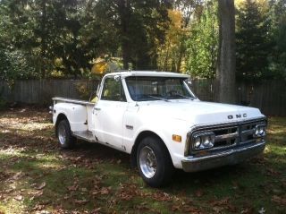 Rare 1972 Gmc C30 Truck Step Side Long Bed 4 Speed Manual Straight 6 C 30 C10 20 photo