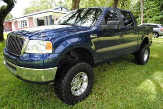 2007 Ford F - 150 Xlt Crew Cab Pickup 4 - Door 5.  4l Lifted Fax photo