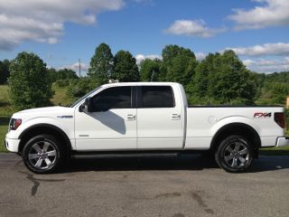 2012 Ford F 150 Fx4 Ecoboost White Crew Cab 20 Inch Wheels photo