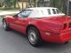 1987 Corvette Convertible Red Exterior Red Interior With A White Convertible Top Corvette photo 9