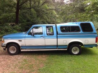1992 Ford F - 150 Xlt Lariat Extended Cab Pickup 2 - Door 5.  0l photo