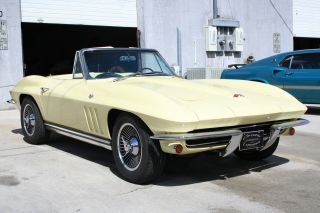 1965 Corvette Convertible Numbers Matching 327 / 350hp 4 - Speed Knock - Off Wheels photo
