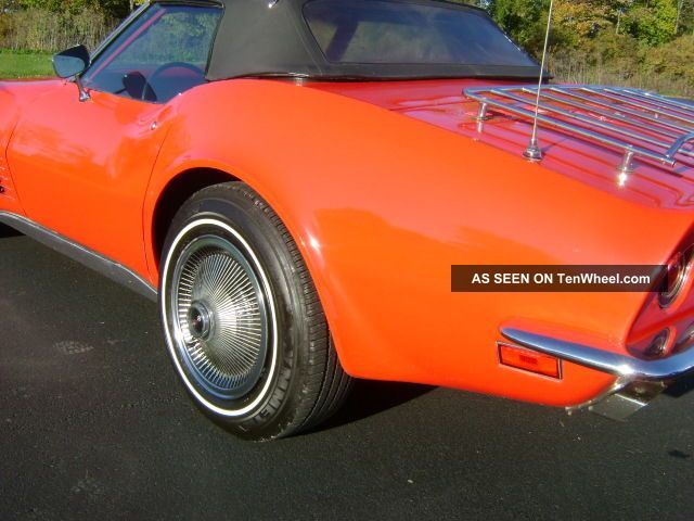 1972 Corvette Convertible Stingray 350 Auto Numbers