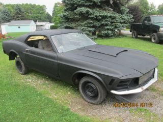 Barn Find 1970 Ford Mustang Fastback Sportsroof 351 Cleveland Auto Mach1 Project photo