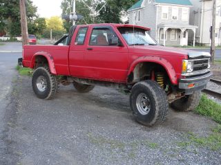 1991 Chevy Truck Baja Lift Kit 36 Inch Mudders Monster Truck Extended Cab S 10 photo