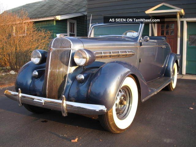 1936 Chrysler C7 Airstream Roadster Convertible Body With Mechanics Other photo