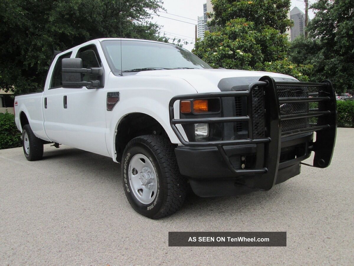 2008 Ford F 350 6 4l Diesel Xl 4 Crew Cab 4x4 Work