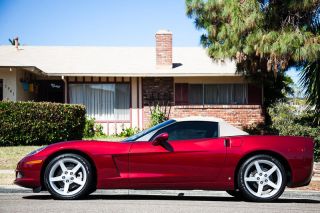 2006 Corvette,  Monterey Red,  Cashmere,  6 Speed photo