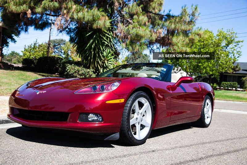 2006 Corvette Monterey Red Cashmere 6 Speed