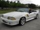 1988 Ford Mustang Gt Conv 5.  0l V8 5 - Speed Gt40 Svo Supercharger Staggered Wheels Mustang photo 1