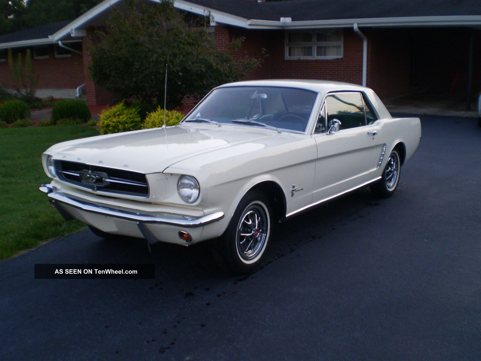 1965 Mustang Coupe Wimbledon White